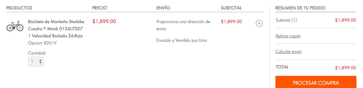 carrito de compra