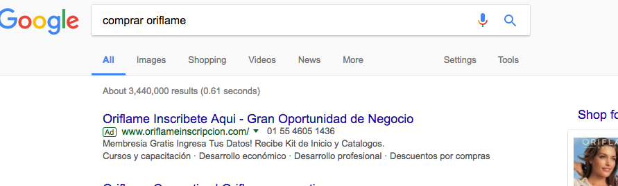 ejemplo google adwords multnivel