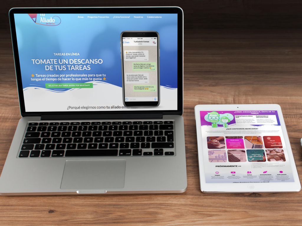 página web cliente tu aliado